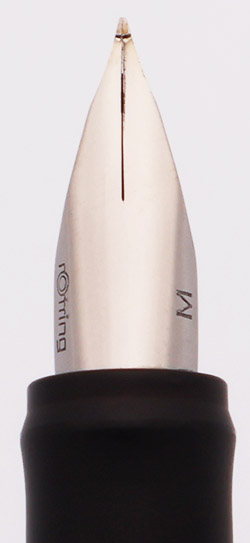 Rotring Newton Fountain Pen (Germany) - Matte Black with Red